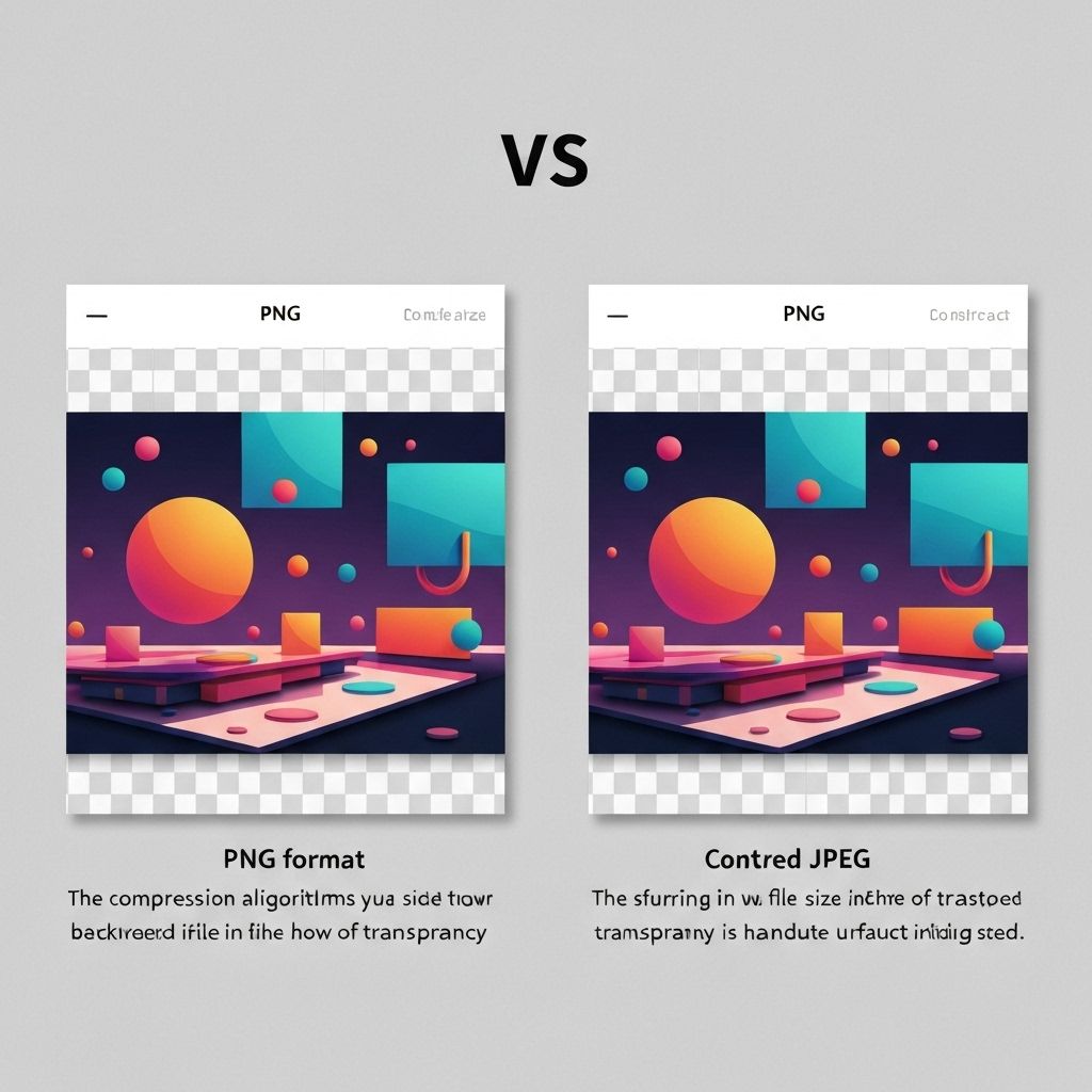 PNG vs JPEG comparison